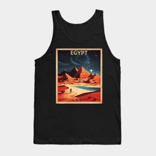 Egypt Vintage Poster Travel Tourism Tank Top